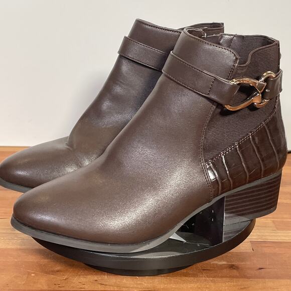 Karen Scott Nadine Booties 6M brown - Picture 4 of 11